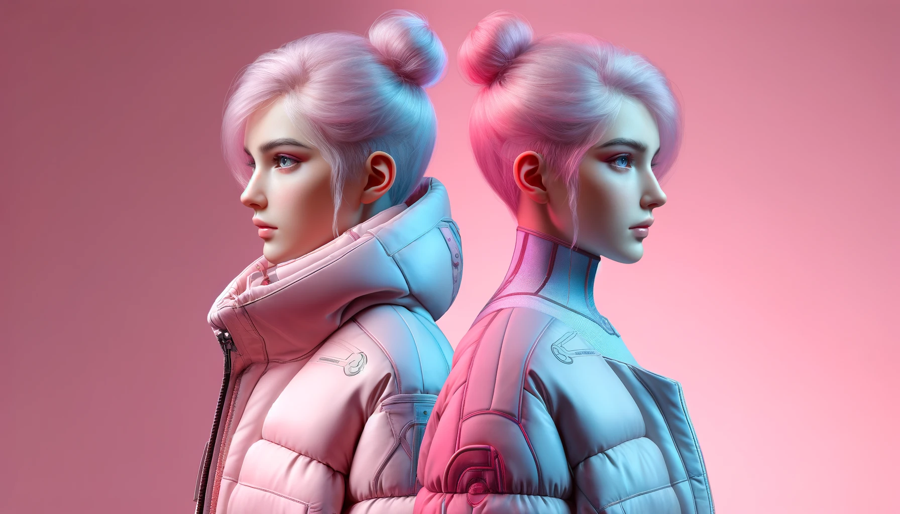 DALL·E 2024-08-09 10.13.47 - Create a realistic digital artwork featuring a futuristic female character with an ethereal and avant-garde appearance. The character has very pale sk.webp